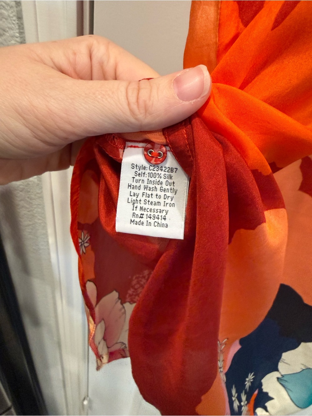 Johnny Was 100% Silk Tura Lyra Button Up Tunic - Picture 4 of 4
